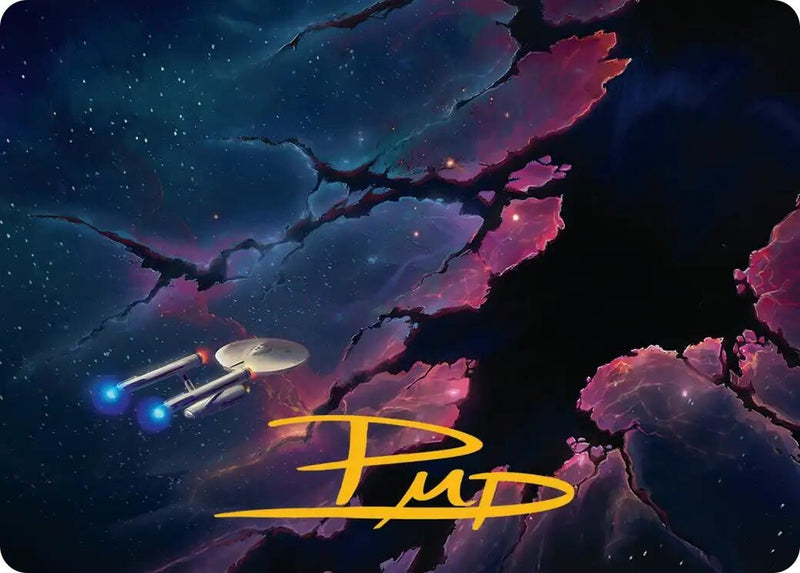 Image for Spatial Anomaly Art Card (Gold-Stamped Signature) (18) (ASTRK) - Magic: The Gathering