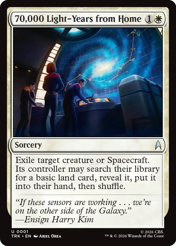 Image for 70,000 Light-Years from Home (1) (TRK) - Magic: The Gathering