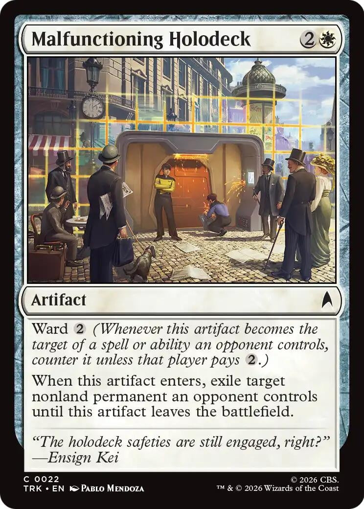 Image for Malfunctioning Holodeck (22) (TRK) - Magic: The Gathering