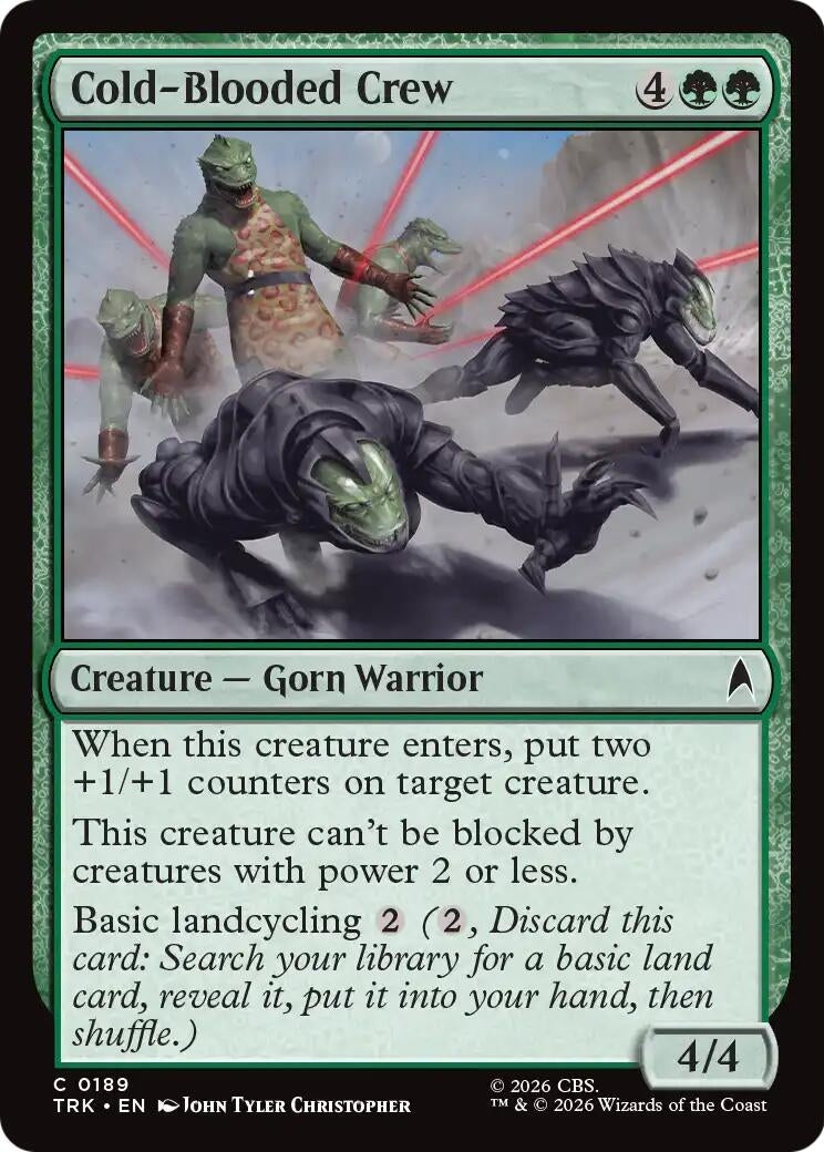 Image for Cold-Blooded Crew (TRK) - Magic: The Gathering