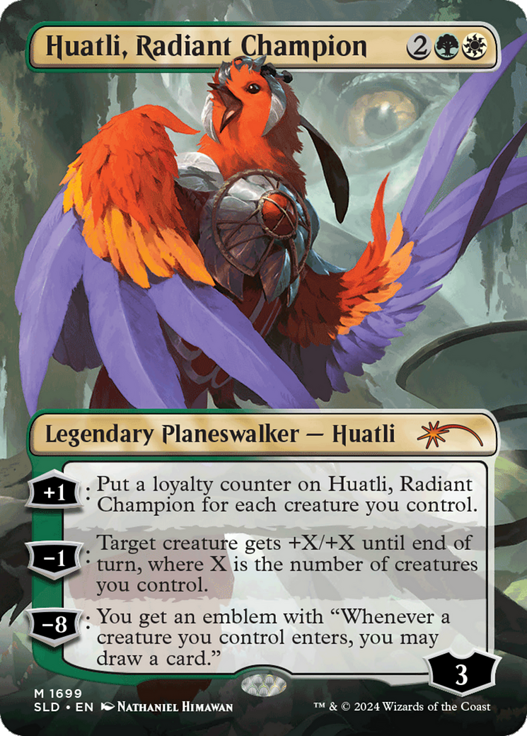 Huatli, Radiant Champion (Rainbow Foil) [Secret Lair Drop Series]