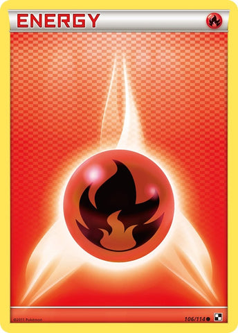 Fire Energy (106/114) [Black & White: Base Set]