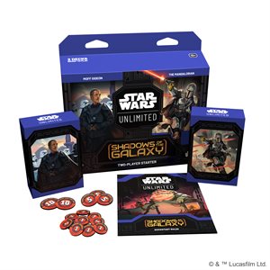STAR WARS UNLIMITED - SHADOW OF THE GALAXY - TWO-PLAYERS STARTER KIT (DISPONIBLE LE 12 JUILLET)