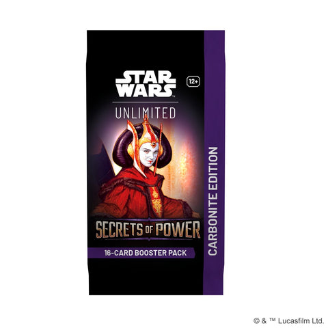 STAR WARS UNLIMITED - SECRETS OF POWER - CARBONITE BOOSTER