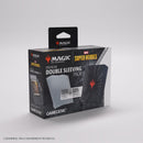 Sleeves - GAMEGENIC - Universes Beyond: Marvel Super Heroes - Double Pack [Comic Burst - Black] (Copy)