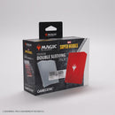 Sleeves - GAMEGENIC - Universes Beyond: Marvel Super Heroes - Double Pack [Comic Burst - Red]