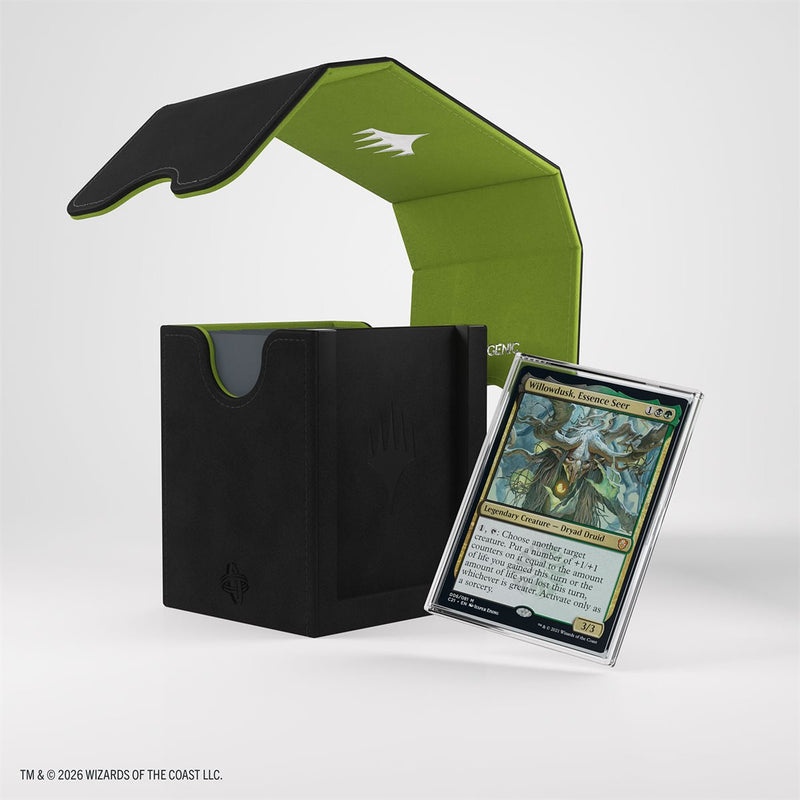 Deck Box - GAMEGENIC - Secrets of Strixhaven [Black/Green] (Squire Plus 100+ XL)