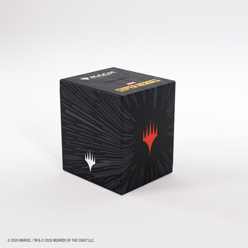Deck Box - GAMEGENIC - Universes Beyond: Marvel Super Heroes [Comic Burst Black] (Bastion 100+ XL)