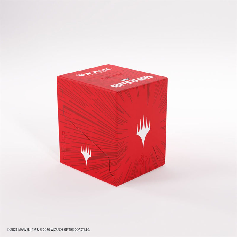 Deck Box - GAMEGENIC - Universes Beyond: Marvel Super Heroes [Comic Burst Red] (Bastion 100+ XL)