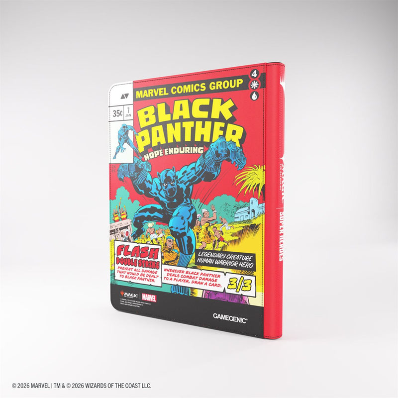 Binder - GAMEGENIC - Universes Beyond: Marvel Super Heroes [Captain America / Black Panther] (18 Pockets w/ Zip)