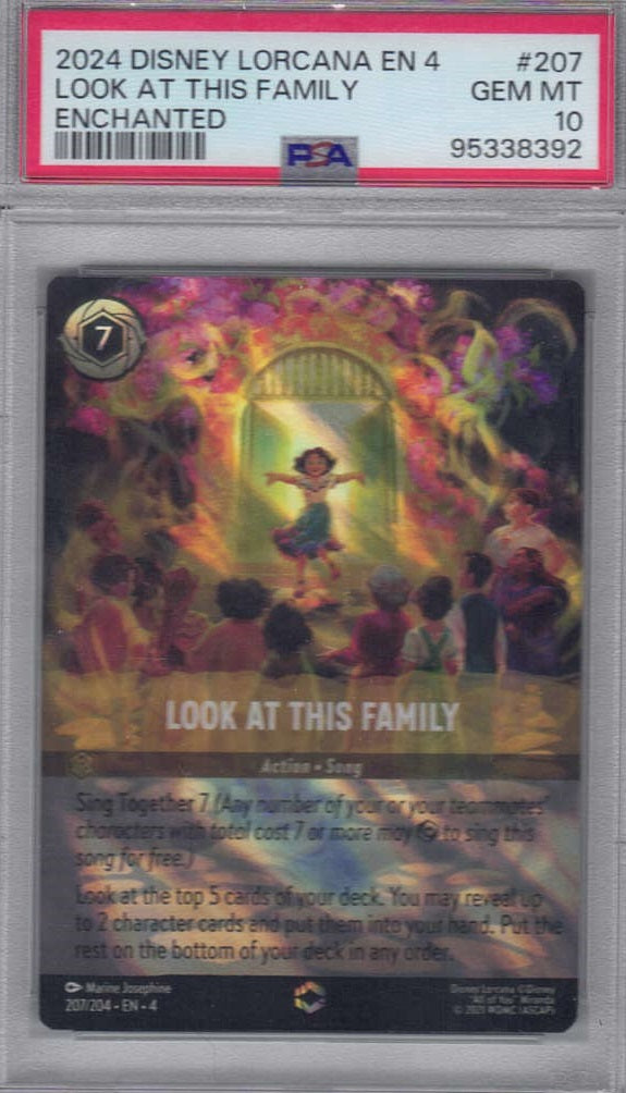 Look at this Family - Song - Enchanted - PSA 10