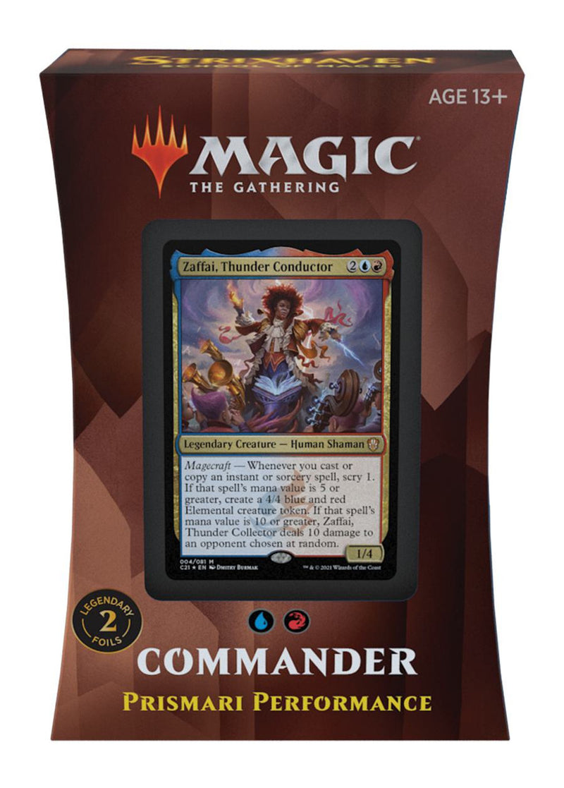 MTG - Strixhaven: School of Mages - COMMANDER // PRISMARI PERFORMANCE