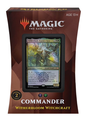MTG - Strixhaven: School of Mages - COMMANDER // WITHERBLOOM WITCHCRAFT