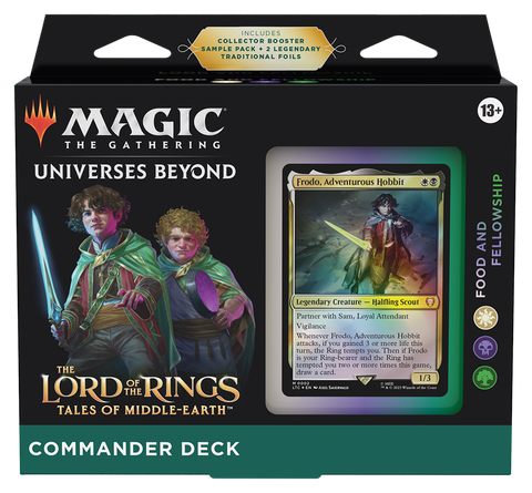 MTG - Lord of the Rings, Tales of Middle Earth - COMMANDER // FOOD AND FELLOWSHIP