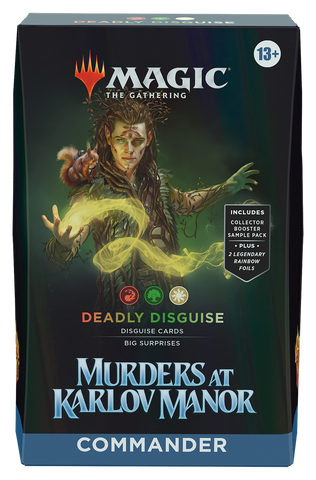 MTG - MURDERS AT KARLOV MANOR - COMMANDER - DEADLY DISGUISE