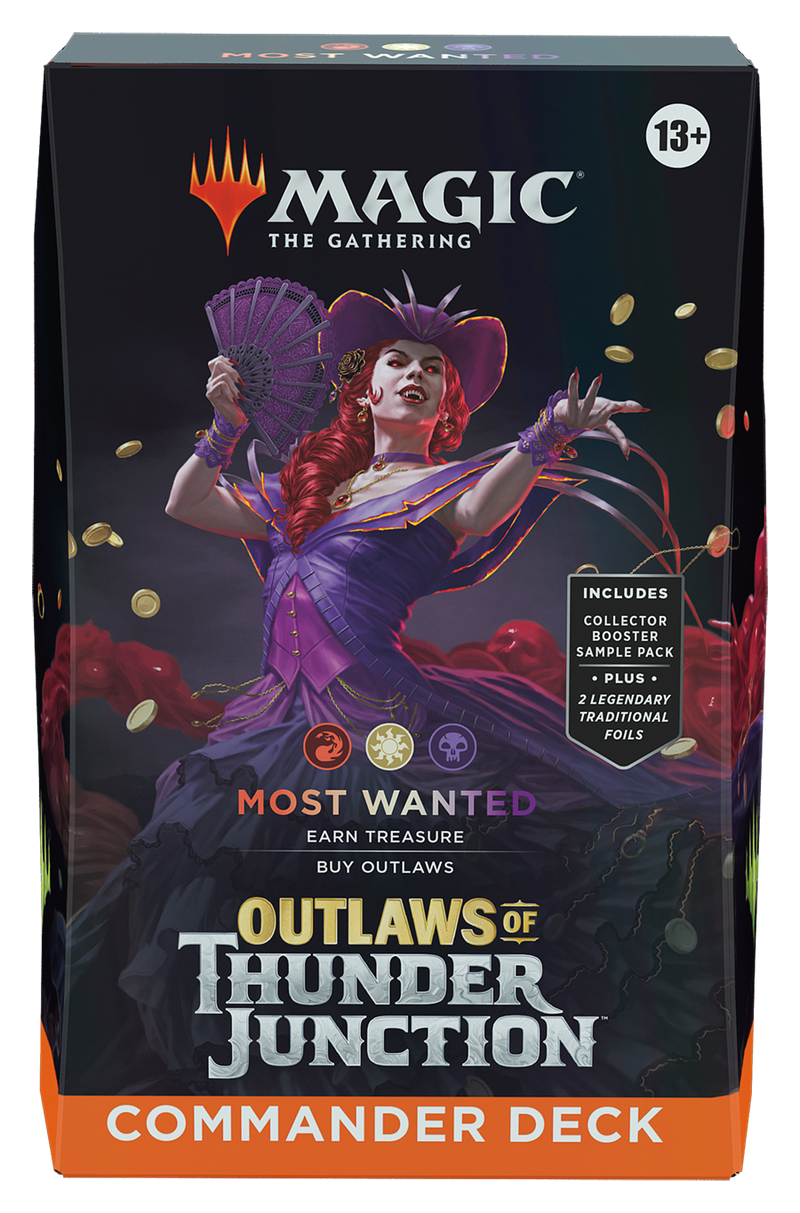 MTG - OUTLAWS OF THUNDER JUNCTION - COMMANDER - MOST WANTED