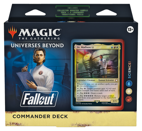 MTG - UNIVERSES BEYOND: FALLOUT - COMMANDER - SCIENCE!