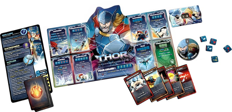 Marvel Dice Throne - Scarlet Witch vs Thor vs Loki vs Spider-Man (Français)