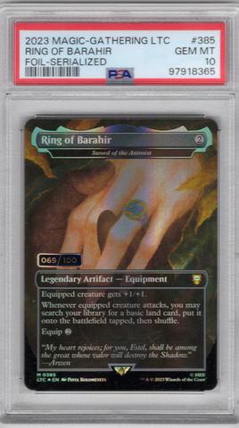 Ring of Barahir [Lord of the Ring : Tales of Middle-Earth Commander] [Serialized] [Graded]  #1