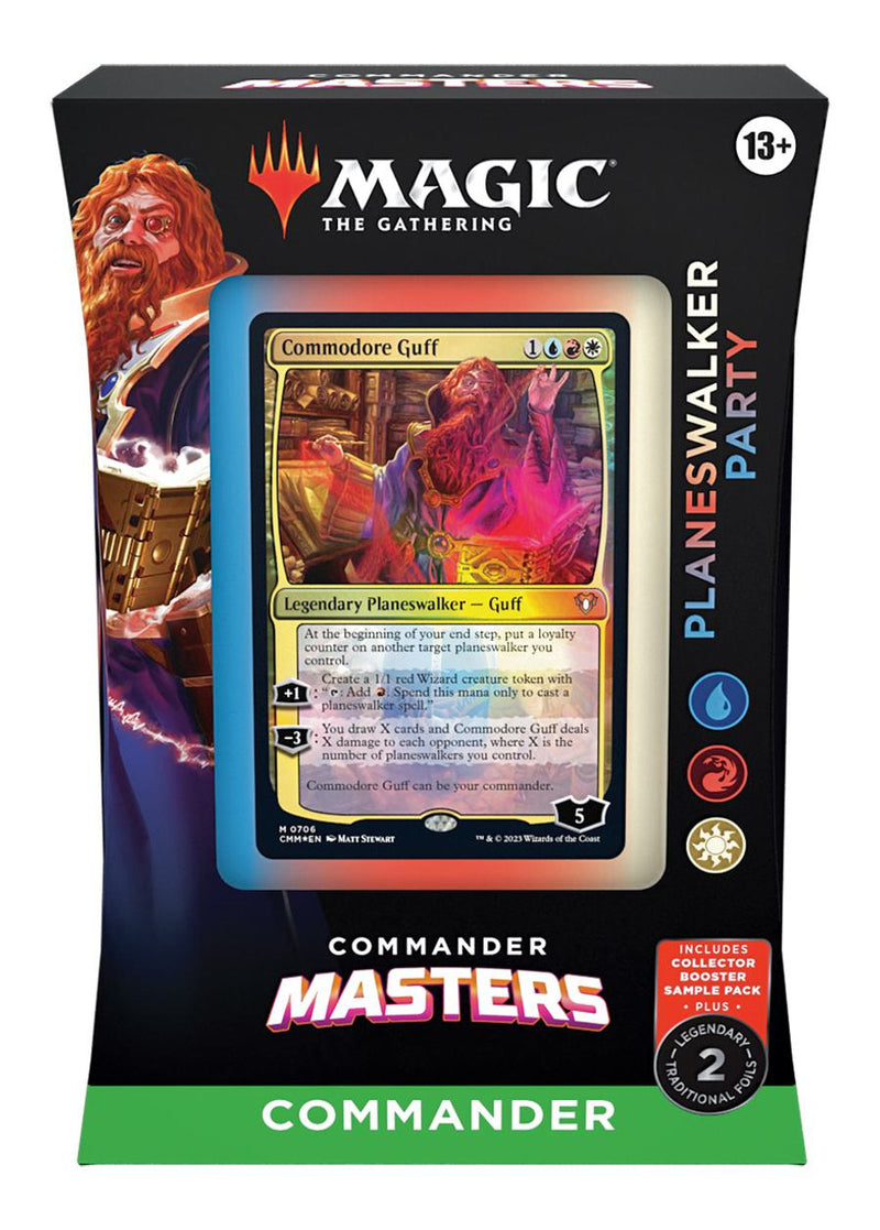 MTG - COMMANDER MASTERS DECKS - PLANESWALKER PARTY