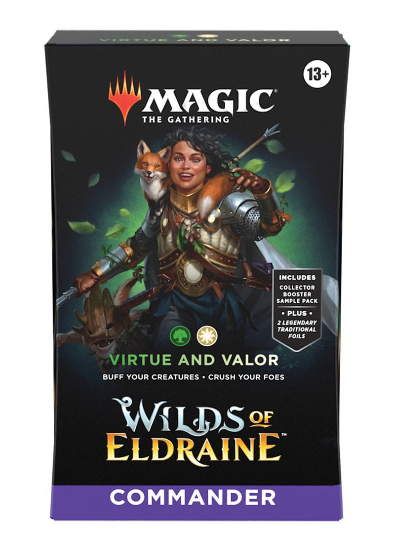 MTG - WILDS OF ELDRAINE - COMMANDER - VIRTUE AND VALOR