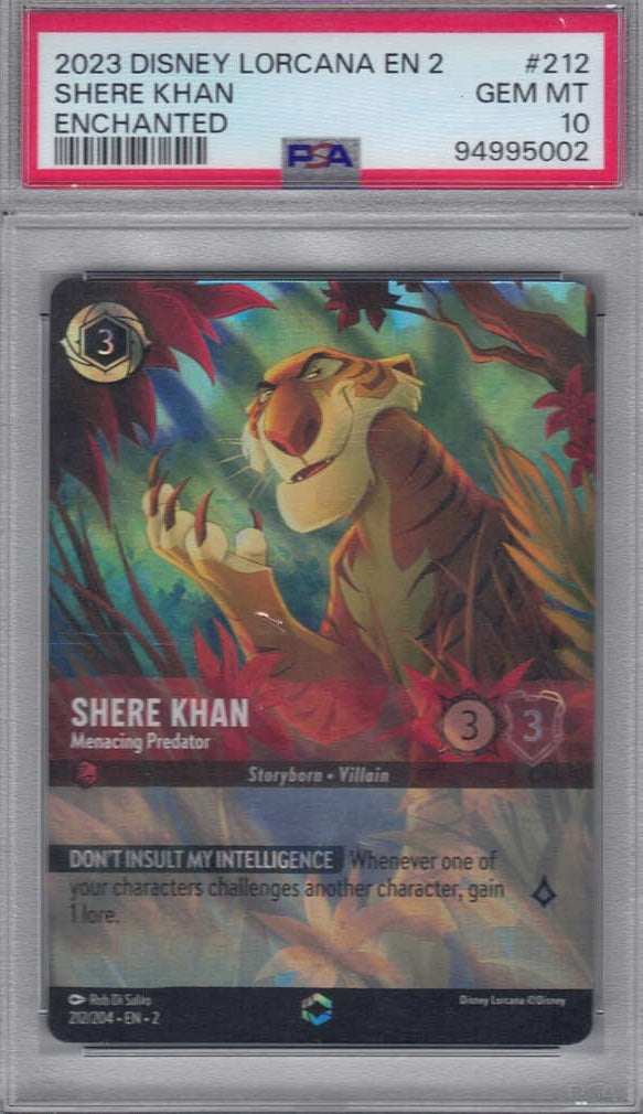 Shere Khan - Menacing Predator - Enchanted - PSA 10