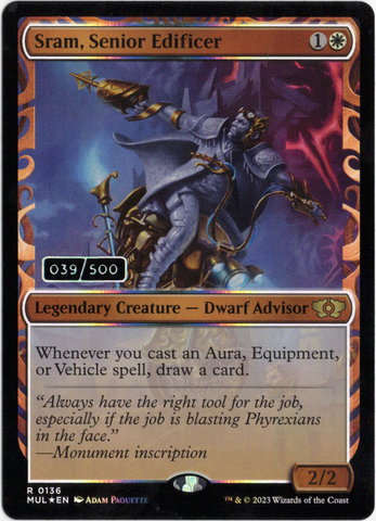 Sram, Senior Edificer (Serialized 039/500) [Multiverse Legends] #1