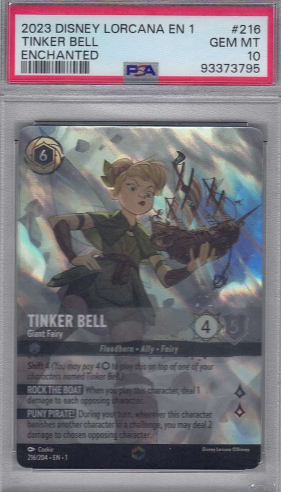 Tinker Bell - Giant Fairy - Enchanted - PSA 10