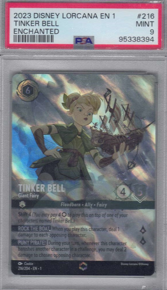 Tinker Bell - Giant Fairy - Enchanted - PSA 9