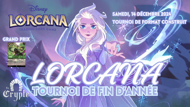 CHAMPIONNAT DE FIN D'ANNÉE - LORCANA - 14 DÉCEMBRE