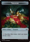 Elephant // Treasure Double-Sided Token [Tarkir: Dragonstorm Tokens]