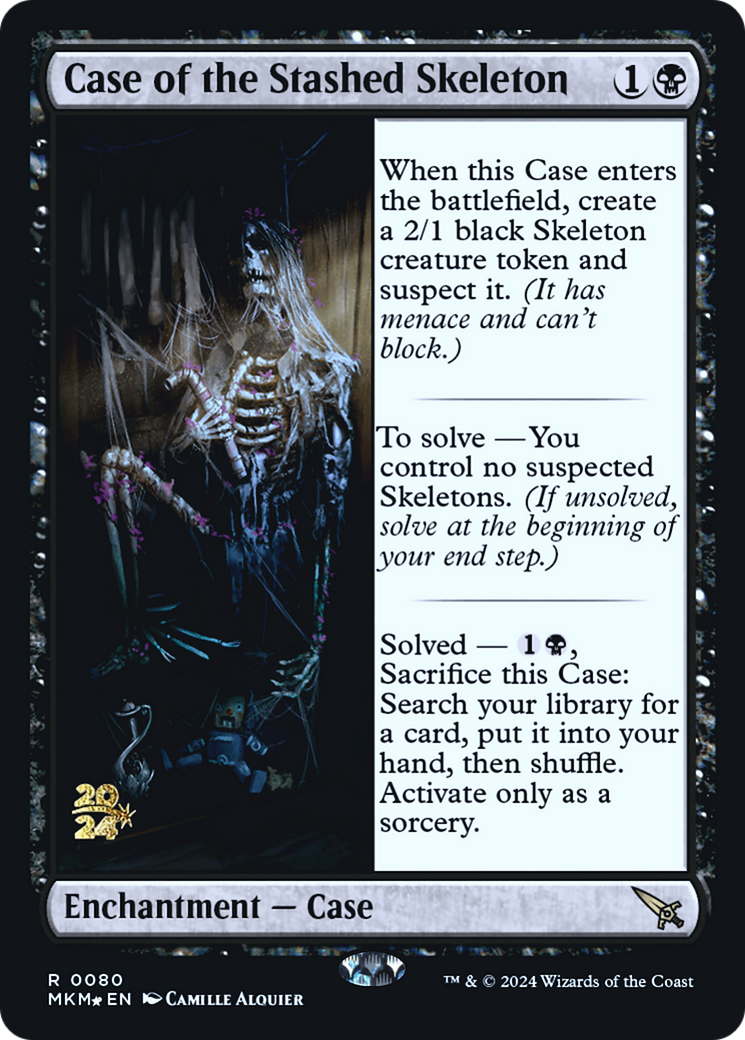 Case of the Stashed Skeleton [Murders at Karlov Manor Prerelease Promos]