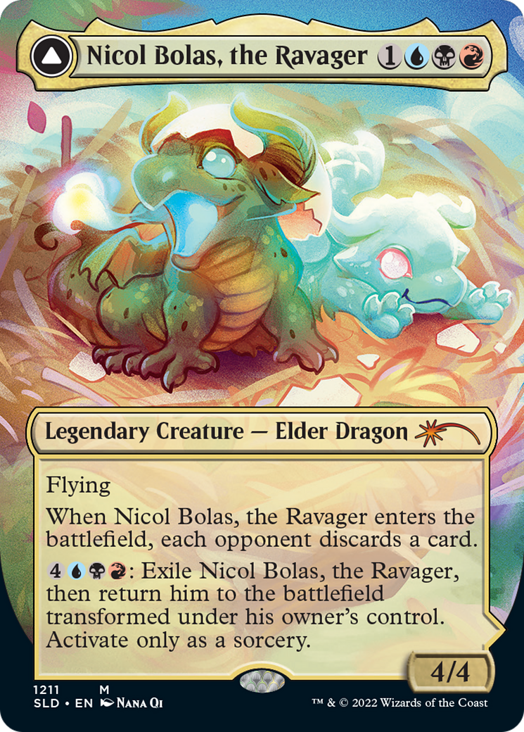 Nicol Bolas, the Ravager // Nicol Bolas, the Arisen (Display Commander Nicol Bolas, the Ravager // Nicol Bolas, the Arisen (Display Commander