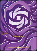 Chaos Rune (166b/298) [Riftbound Organized Play Promotional Cards]