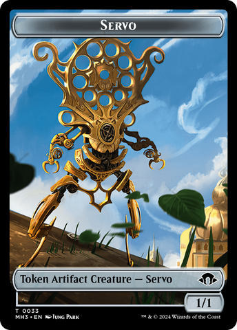 Servo // Thopter Double-Sided Token [Modern Horizons 3 Tokens]