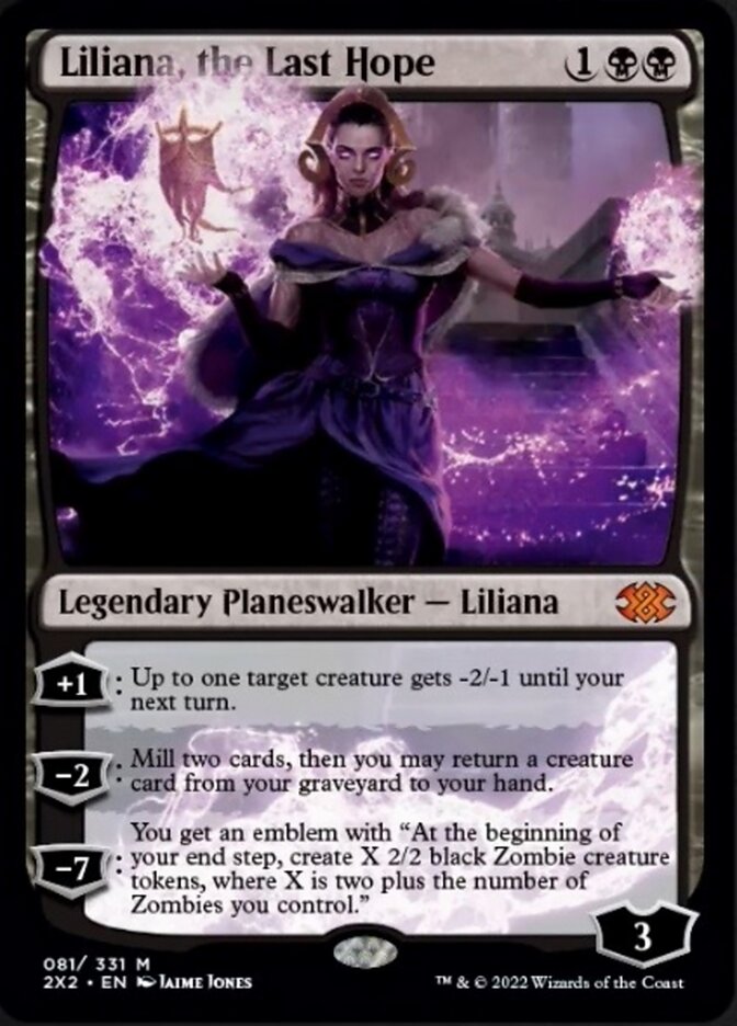 Liliana, the Last Hope [Double Masters 2022]