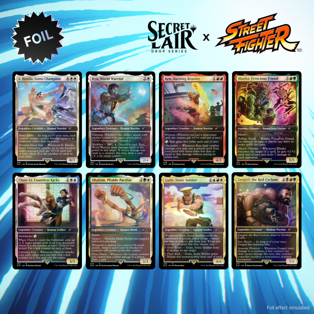 MTG - Secret Lair Series - Street Fighter (Foil)