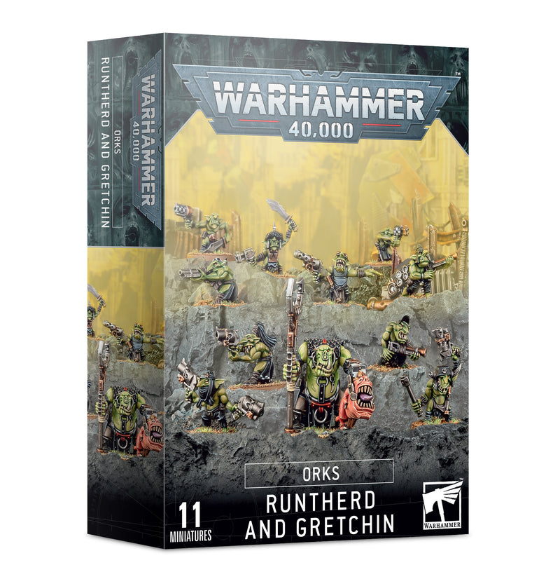 Warhammer  - 40K - Orks - Runtherd & Gretchin