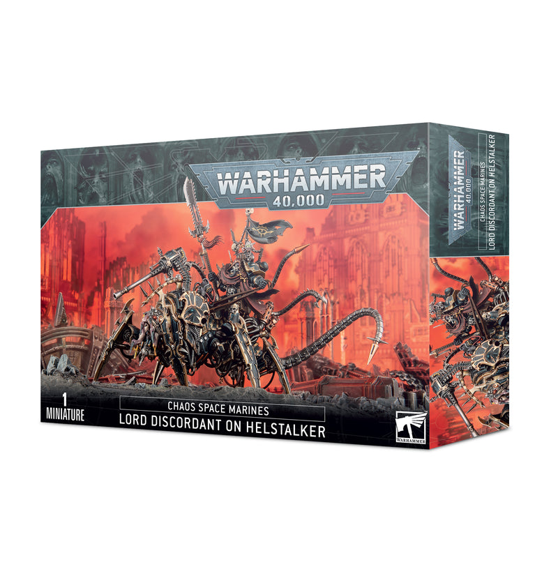Warhammer  - 40K - Chaos Space Marines - Lord Discordant on Helstalker