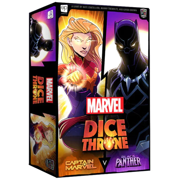 Marvel Dice Throne - Captain Marvel VS Black Panther (Anglais)
