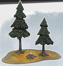 Monster Scenery - Evergreen Pine Forest