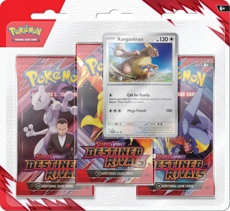 Pokemon SV10 - Destined Rivals - Blister Bundle // Kangaskhan/Zebstrika