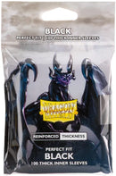 Inner Sleeves - Dragon Shield Perfect Fit - Thick // Black