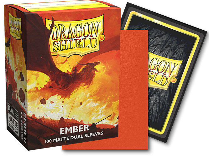 Sleeves - Dragon Shield Dual Matte Sleeve - Ember