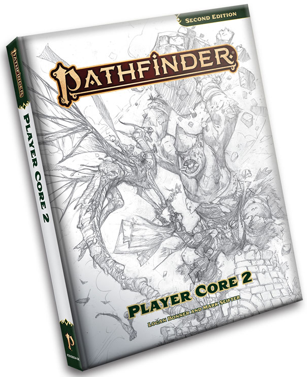 Pathfinder 2 Remastered - Player Core 2 SKETCH Cover