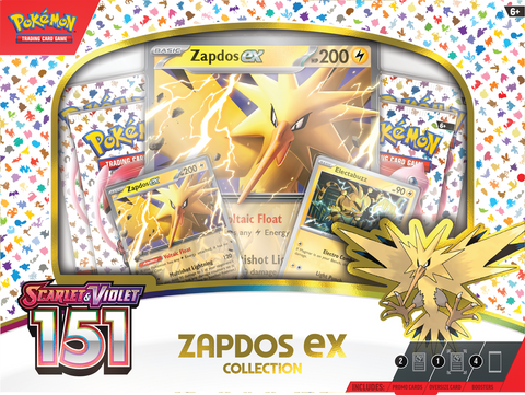Pokemon - Scarlet & Violet 151 - Pokemon Zapdos EX Collection