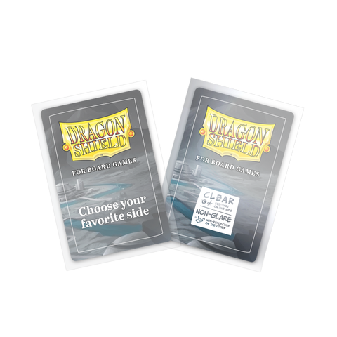 Sleeves - Dragon Shield Boardgame Sleeve - European Mini/Clear