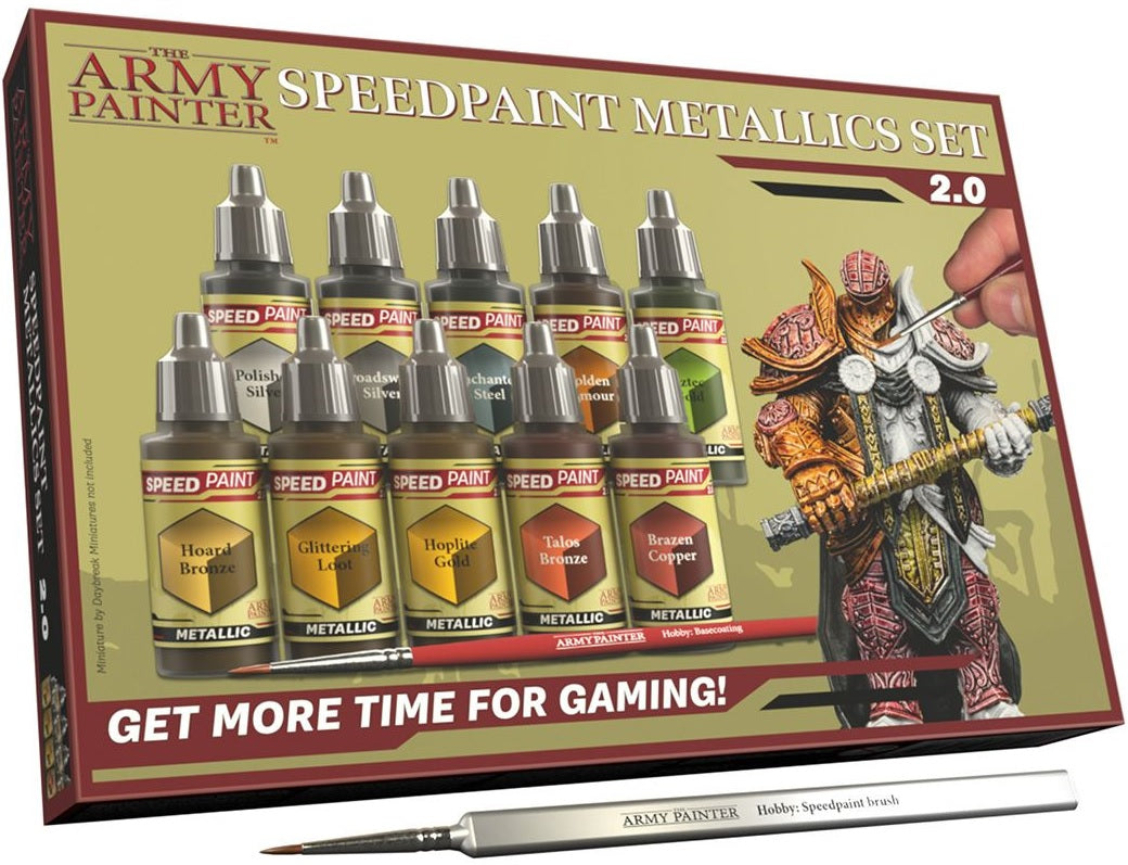 Army Painter Warpaints: Speedpaint Metallics Set 2.0