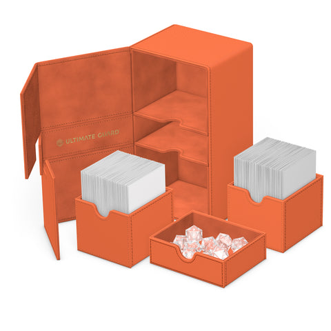 Deck Box - Twin Flip'n'Tray™ XenoSkin™ (200+ / Peach)