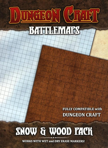 Dungeon Craft - Flip-Mat: Snow & Wood Pack
